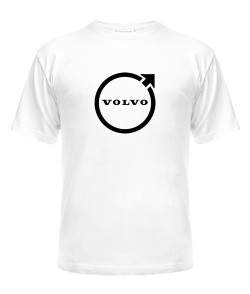 Мужская футболка премиум "Бархат" VOLVO new (А4)