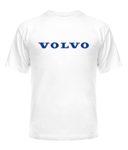 Чоловіча футболка (Біла XL) VOLVO  (А4)