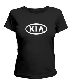 Жіноча футболка преміум "Оксамит" KIA (А4)