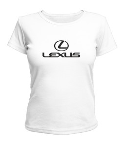 Жіноча футболка преміум "Оксамит" LEXUS (А4)