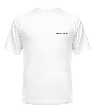 Чоловіча футболка преміум (Білий XS) "Оксамит" PORSCHE (А6)