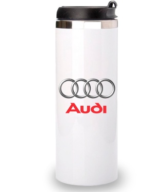 Термокружка (Белый) AUDI 