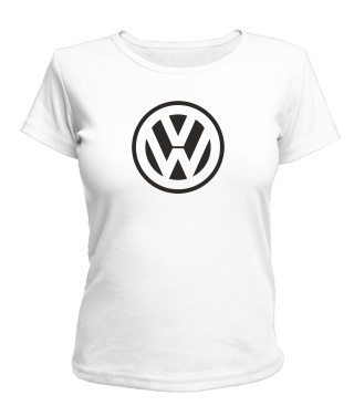 Жіноча футболка преміум "Оксамит" (Білий L) VOLKSWAGEN (А4)