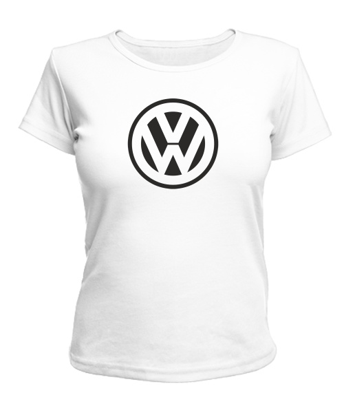 Жіноча футболка преміум "Оксамит" (Білий L) VOLKSWAGEN (А4)
