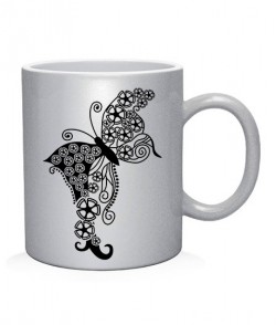 Чашка арт Візерунок метелик