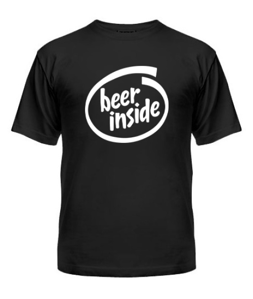 Чоловіча Футболка Beer inside