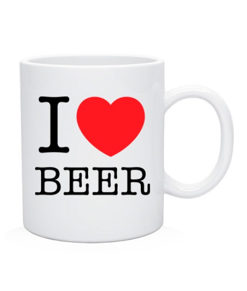 Чашка I love beer