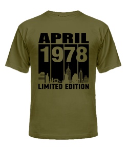 Чоловіча Футболка (army black XXL) LIMITED EDITION BLACK [APRIL1978]