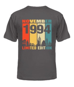 Чоловіча Футболка (Сірий графіт L) LIMITED EDITION [NOVEMBER 1994]