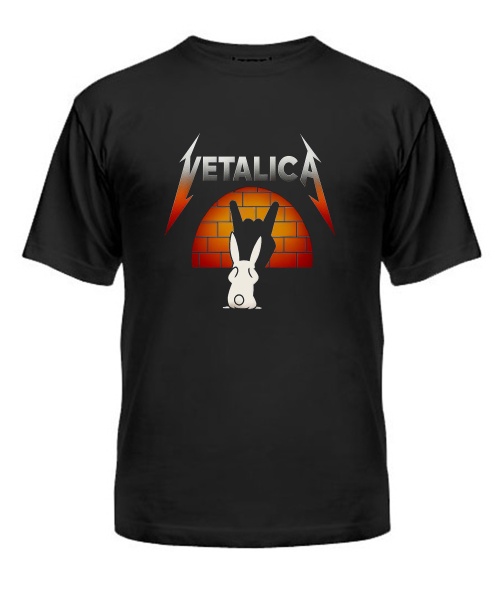 Чоловіча футболка Заєць Металіка