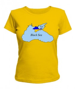 Женская футболка Black Sea