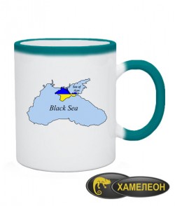 Чашка хамелеон Black Sea