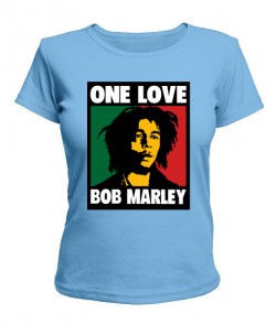 Женская футболка Bob Marley Вариант №4