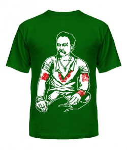 Чоловіча футболка (зелена М) Іван Франко