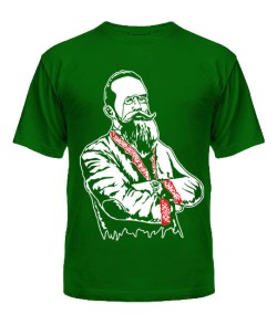 Чоловіча футболка (зелена М) Михайло Грушевський