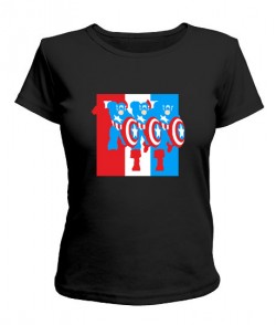 Женская футболка Капитан Америка