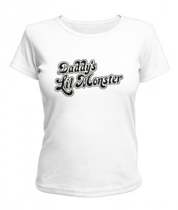 Женская футболка Daddy's Lil Monster