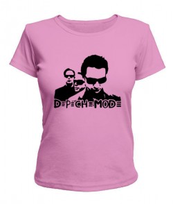 Женская футболка Depeche mode (Депеш мод) Вариант №2