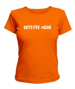 Женская футболка Depeche mode (Депеш мод)