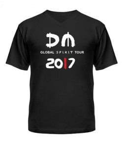 Чоловіча футболка з V-подібним вирізом Depeche mode (Депеш мод) Варіант №12
