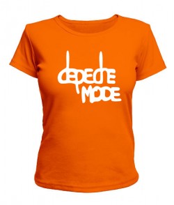 Женская футболка Depeche mode (Депеш мод) Вариант №16