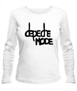Жіночий лонгслів Depeche mode (Депеш мод) Варіант №16