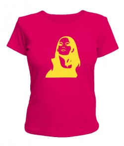 Женская футболка Девушка Вариант №2