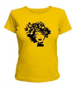 Жіноча футболка Дівчина Варіант №5