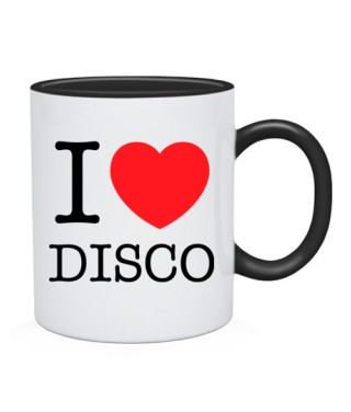 Чашка I love disco