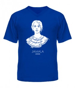 Чоловіча футболка з V-подібним вирізом Джамала Варіант №5
