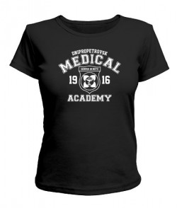 Женская футболка Дніпропет. медична академія