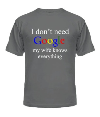 Чоловіча футболка I don't need google