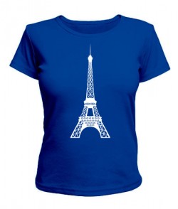 Жіноча футболка Ейфелева вежа