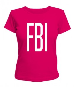 Женская футболка FBI 2