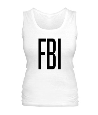 Женская майка FBI 2