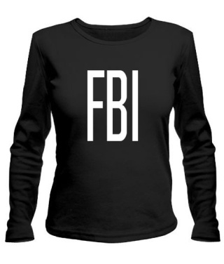 Женский лонгслив FBI 2