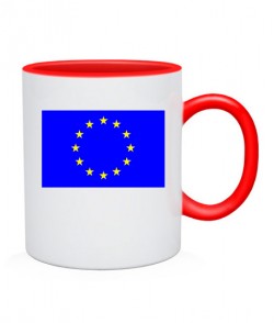 Чашка Флаг Евросоюза Вариант №1