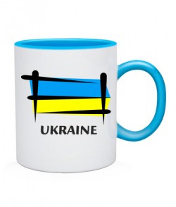 Чашка Флаг Украины Вариант №4