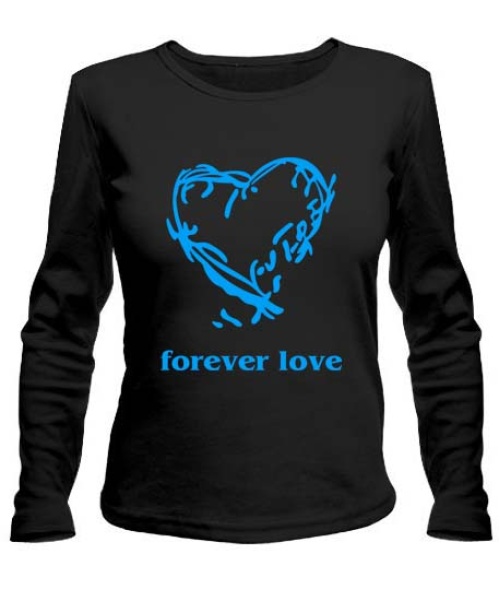 Женский лонгслив Forever love