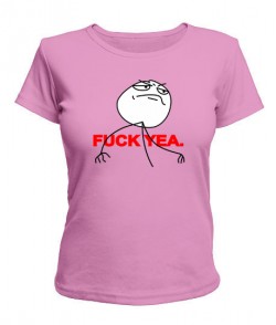 Женская футболка Fuck yea