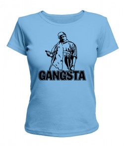 Женская футболка Gangsta