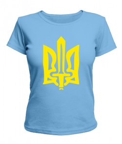 Женская футболка Герб Украины Вариант №11