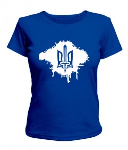 Женская футболка Герб Украины Вариант №20