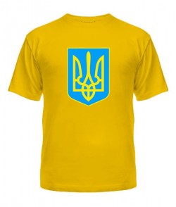 Мужская Футболка Герб Украины Вариант №7