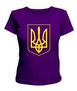 Женская футболка Герб Украины Вариант №7