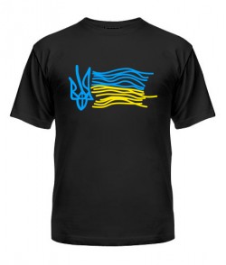 Чоловіча футболка Герб і прапор України