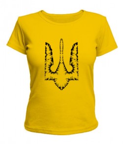Женская футболка Герб Украины Вариант №23