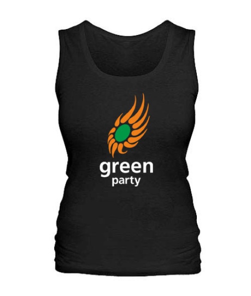 Женская майка Green party