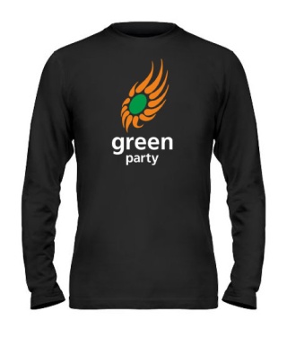 Мужской Лонгслив Green party