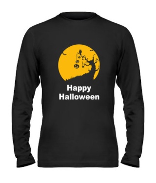 Чоловічий лонгслів Happy Halloween